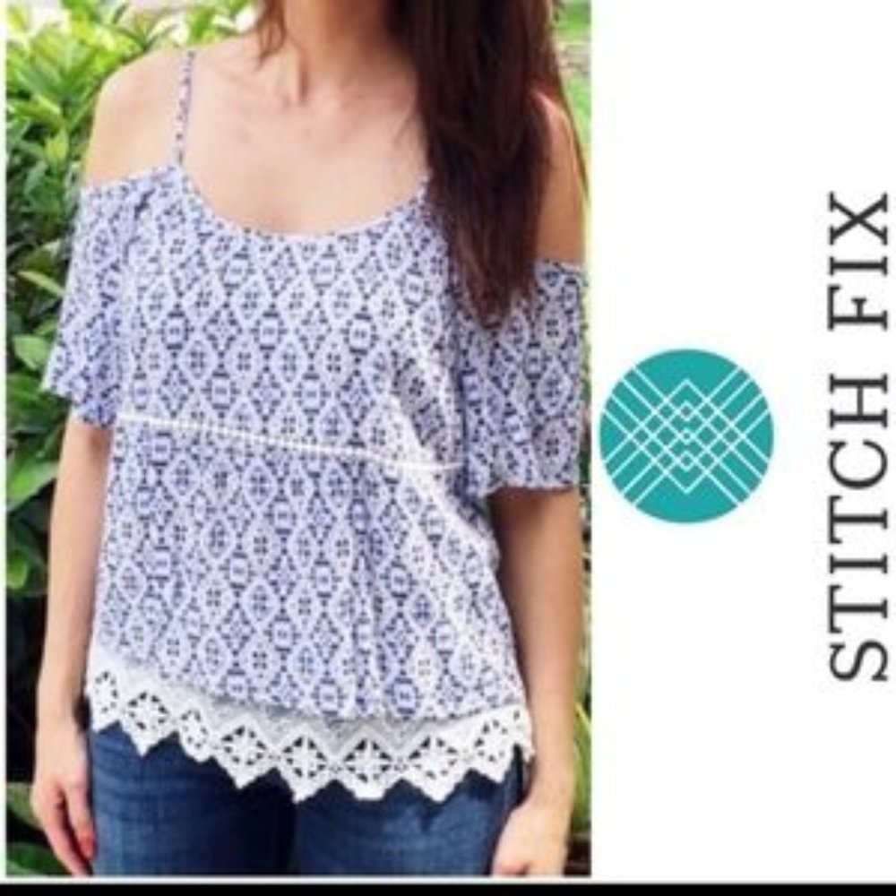 NEW WITH TAGS - COLD SHOULDER TOP